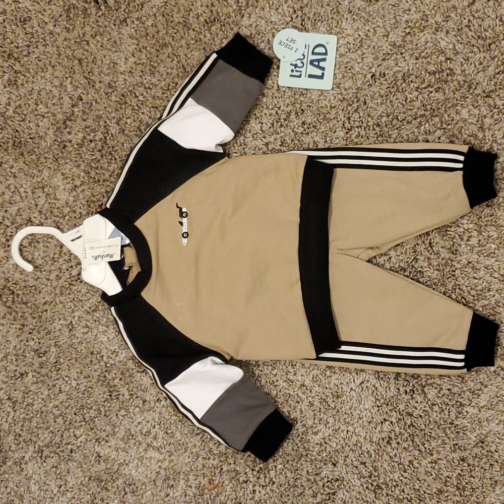 Baby race car two piece outfit
